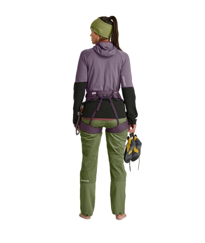 Fleece Rib Hoody Women's - zelená - Aquatic Ice