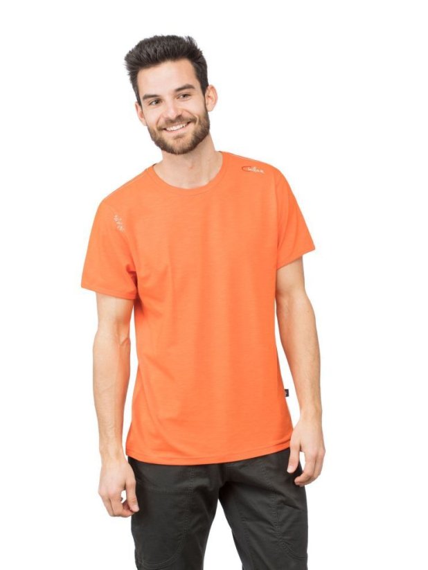Chillaz HAND ORANGE pánské tričko oranžové - Velikost: M