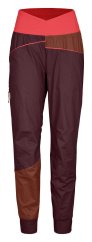 Valbon Pants Women's - červená - Winetasting