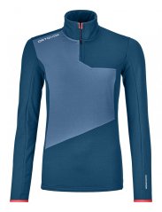 Fleece Light Zip Neck Women's - šedá - Arctic Grey