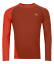 120 Cool Tec Fast Upward Long Sleeve Men's - oranžová - Clay Orange