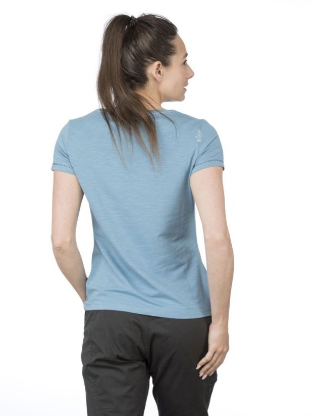 Chillaz GANDIA HOMO MONS SPORTIVUS FEMINUS-LIGHT BLUE dámské tričko světle modré | M