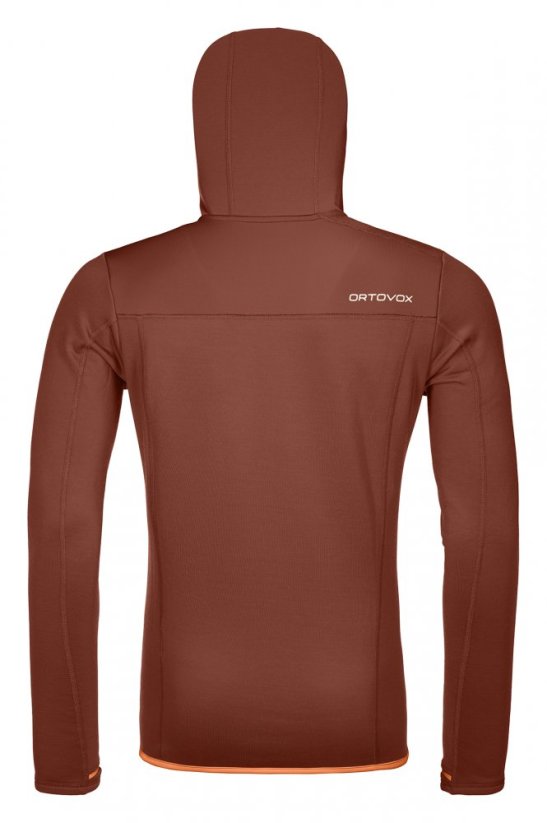 Fleece Hoody Men's - hnědá - Bristle Brown