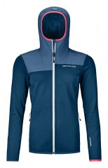 Fleece Plus Hoody Women's - modrá - Petrol Blue