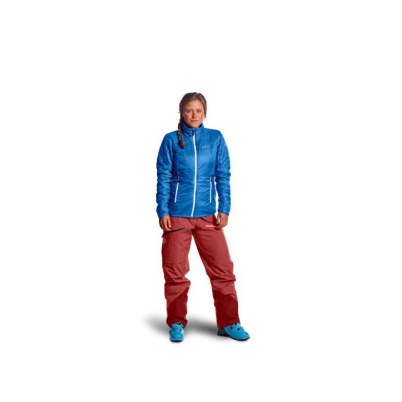 Ortovox W's Piz Bial Jacket dámská vlněná bunda | Coral | - Velikost: XL