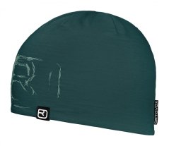 120 Tec Logo Beanie - zelená - Dark Pacific