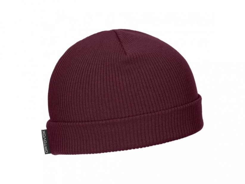 Nicholson Rib Beanie - červená - Dark Wine - Velikost: Onesize, Color: Dark Wine