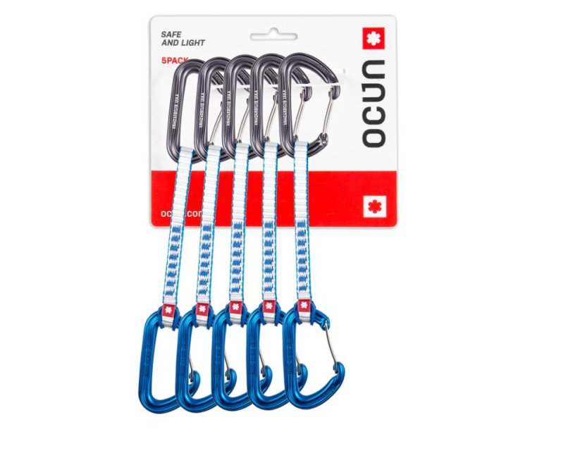 Ocún Hawk QD wire DYN 11mm 15cm 5-pack Set expresek | Blue