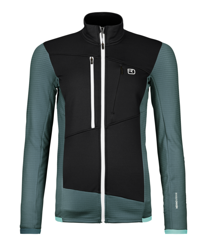 Fleece Grid Jacket Women's - modrá - Deep Ocean