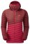 Particle Hooded Jacket Women's - červená - Capsicum/Tibetan Red - Velikost: L, Color: Capsicum/Tibetan Red
