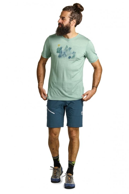 Brenta Shorts Men's - modrá - Petrol Blue