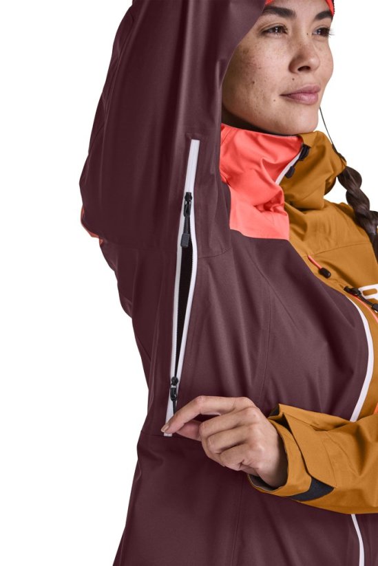 3L Ortler Jacket Women's - červená - Velikost: S