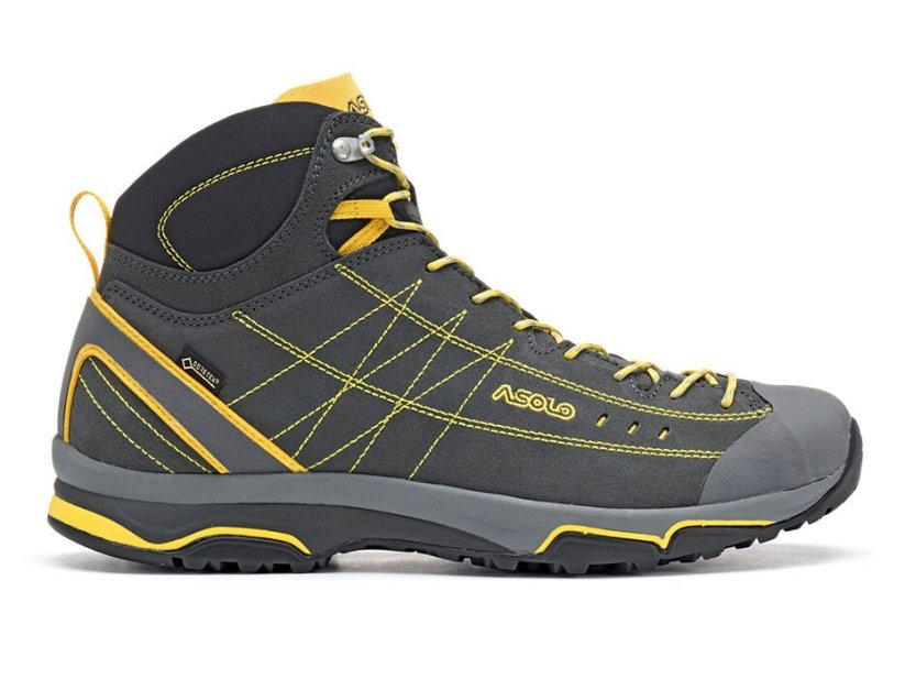 Asolo Nucleon Mid GV pánské boty | graphite/yellow | UK 8,5