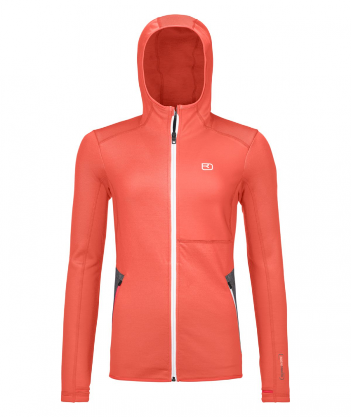 Fleece Hoody Women's - bílá - White Chalk