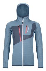 Ortovox W's Fleece Grid Hoody dámská mikina | Light Blue|L