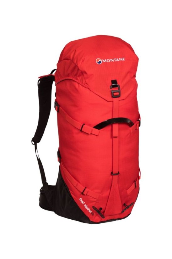 FAST ALPINE 40-FLAG RED-M/L batoh červený - - Velikost: M/L, Barva: Flag Red
