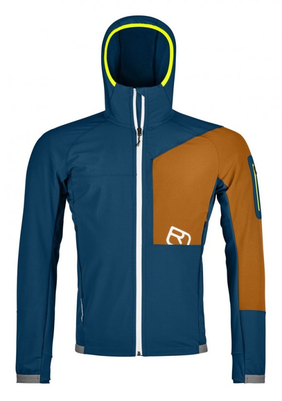 Berrino Hooded Jacket Men's - modrá - Petrol Blue