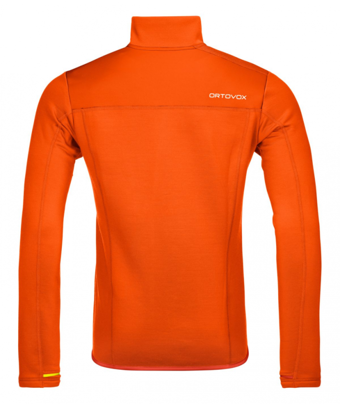 Fleece Jacket Men's - oranžová - Hot Orange - Color: Hot Orange, Size: L