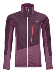 Westalpen Swisswool Hybrid Jacket Women's - červená - Winetasting