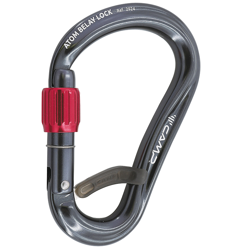 Atom Belay Lock; gun metal - gun metal