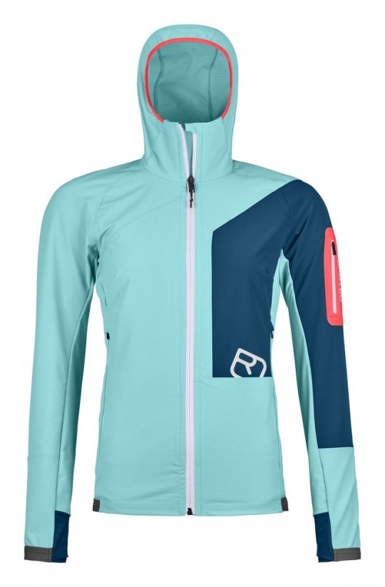 Berrino Hooded Jacket Women's - modrá - Ice Waterfall