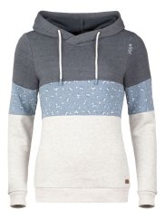 Chillaz WALCHSEE-BLUE MELANGE/LIGHT GREY MELANGE dámská mikina modrošedá | M