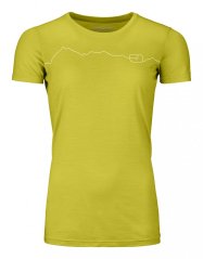 150 Cool Mountain T-shirt Women's - žlutá - Dirty Daisy