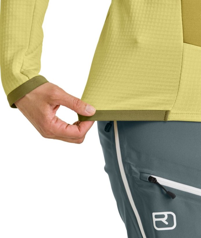 Fleece Grid Jacket Women's - šedá - Dark Arctic Grey