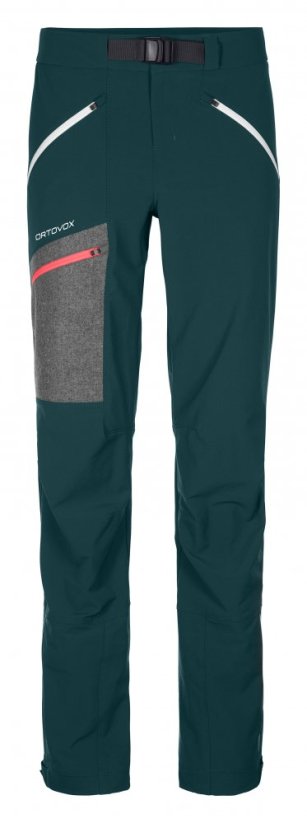 Cevedale Pants Women's - zelená - Dark Pacific - Velikost: S, Color: Dark Pacific
