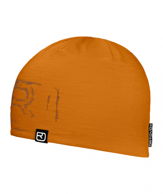 120 Tec Logo Beanie - oranžová - Sly Fox