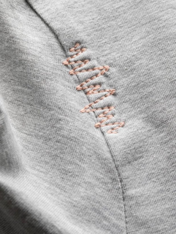 Chillaz SAILE HOMO MONS VELO-GREY MELANGE dámské tričko šedé