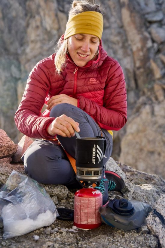 Particle Hooded Jacket Women's - červená - Capsicum/Tibetan Red