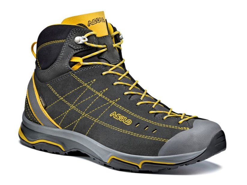 Asolo Nucleon Mid GV pánské boty | graphite/yellow | UK 8,5