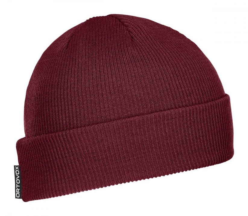 Nicholson Rib Beanie - červená - Dark Blood - Velikost: Onesize, Color: Dark Blood