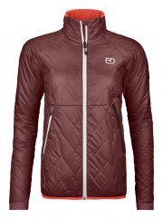 Swisswool Piz Vial Jacket Women's - červená - Winetasting