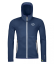 Fleece Hoody Men's - modrá - Deep Ocean - Velikost: L, Color: Deep Ocean