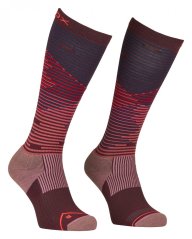 All Mountain Long Socks Women's - červená - Winetasting