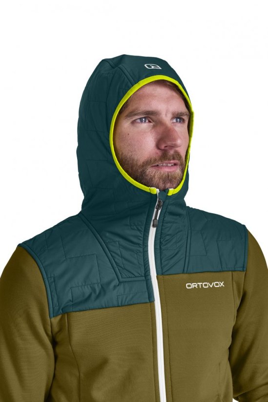Fleece Plus Hoody Men's - červená - Winetasting - Velikost: XL, Color: Winetasting