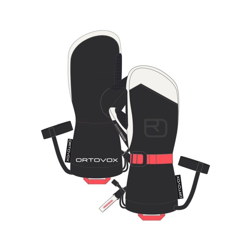 Ortovox W's Merino Freeride Mitten dámské rukavice | Pacific Green - Velikost: S