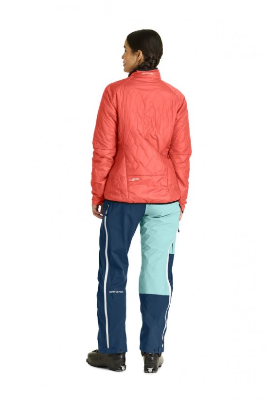 Swisswool Piz Vial Jacket Women's - červená - Winetasting