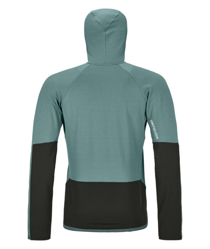 Fleece Rib Hoody Men's - šedá - Arctic Grey - Velikost: L, Color: Arctic Grey