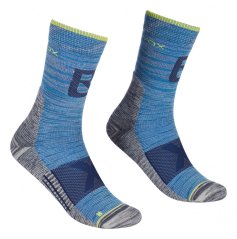 Alpinist Pro Compression Mid Socks Men's - modrá - Safety Blue