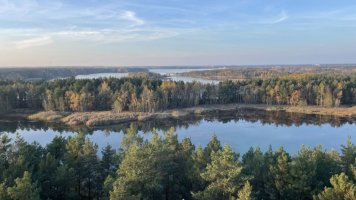 Lužická jezera, Seftenberg, rozhledna Seftenbergsee jih, ideální místo na výlet | vodahory.cz