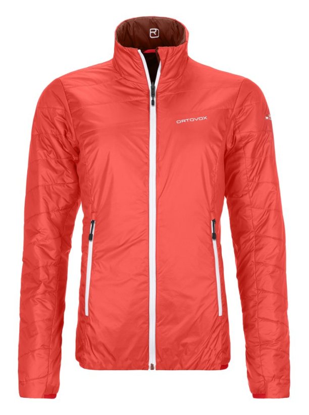 Ortovox W's Piz Bial Jacket dámská vlněná bunda | Coral | - Velikost: XL
