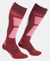 Ski Rock'N'Wool Socks Women's - červená - Dark Blood