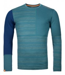 185 Rock'N'Wool Long Sleeve Men's - zelená - Pacific Green