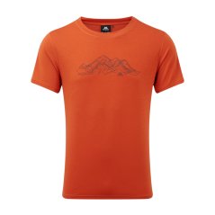 Groundup Mountain T-shirt Men's - červená - Paprika