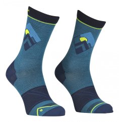 Alpine Light Compression Mid Socks Men's - modrá - Mountain Blue