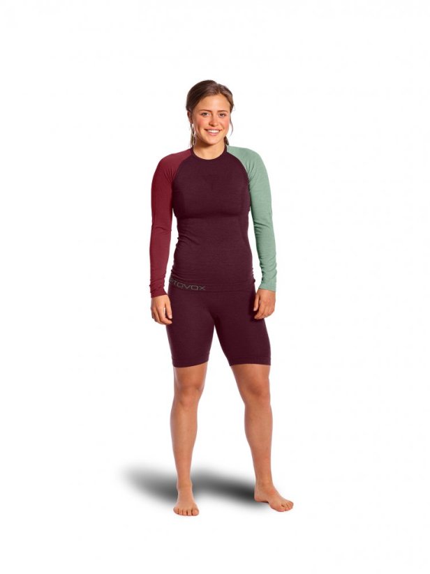 120 Competition Light Short Pants Women's - červená - Winetasting - Velikost: M, Color: Winetasting