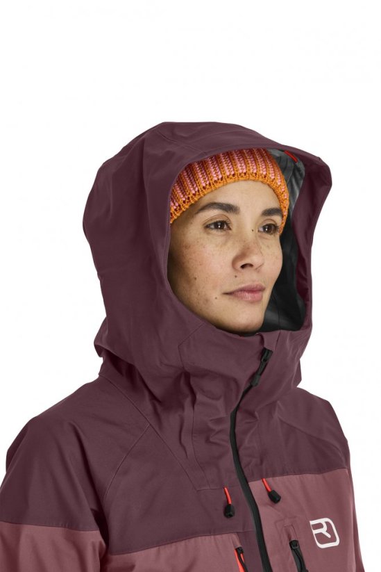 3L Guardian Shell Jacket Women's - červená - Winetasting